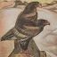 Gaston SUISSE (1896-1988) - Couple d'aigles bateleurs. 1930.